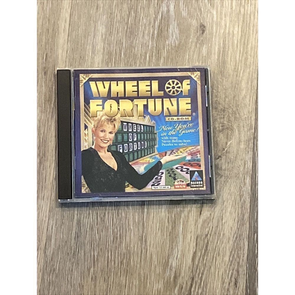 Vtg Wheel of Fortune CD-ROM (PC Computer Game 1998) 1st Edition- preowned-
